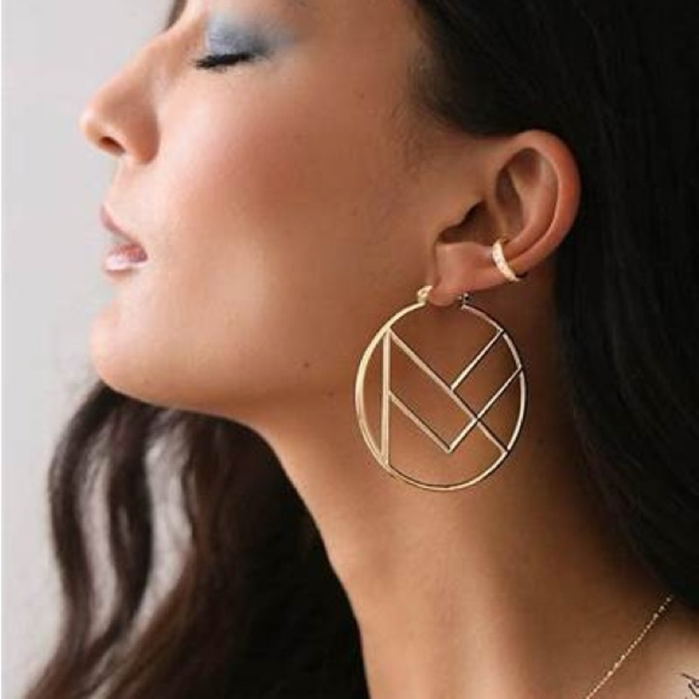 ***PRICE DROP***Miranda Frye Geometric Gold Earrings